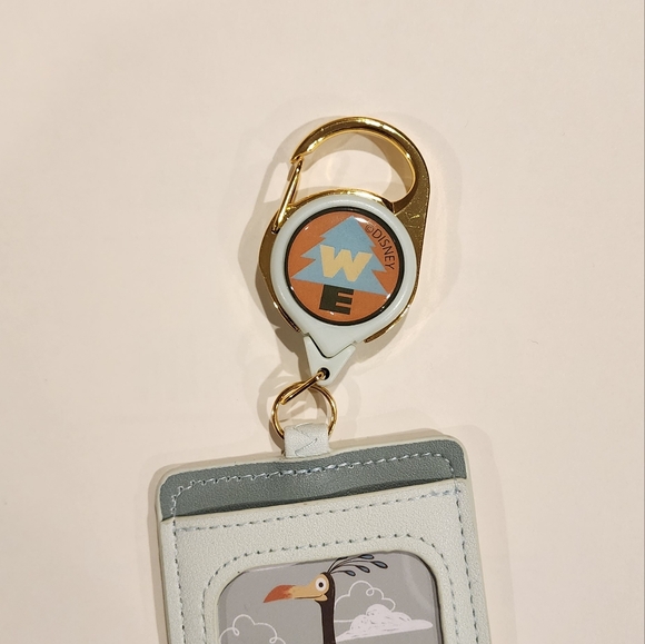 Loungefly Disney Pixar UP Carl Russel Kevin Retractable Lanyard ID Holder - Picture 9 of 11